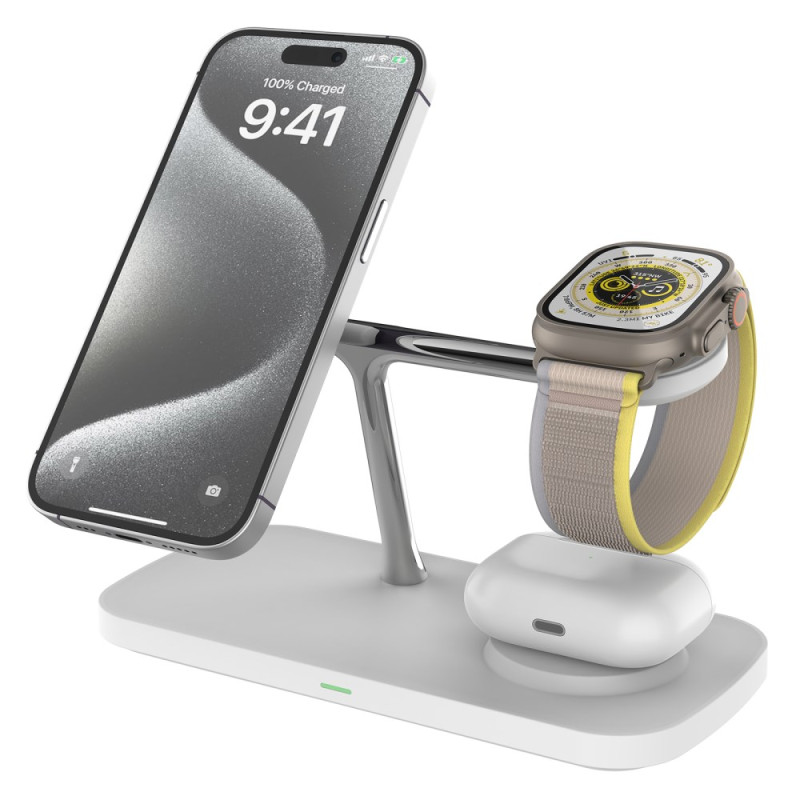3-in-1 Magnetic Cordless Charger