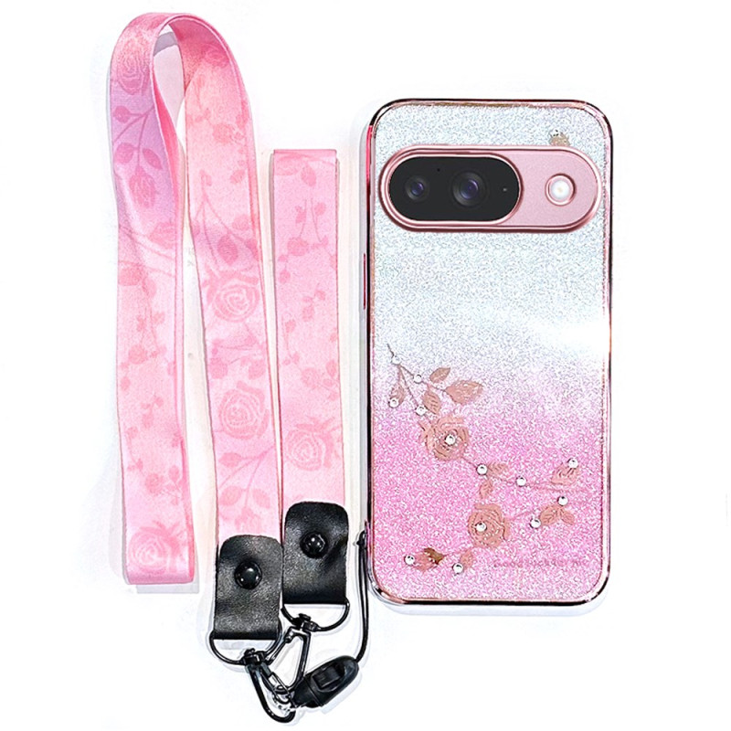 Google Pixel 10 / 10 Pro Strass and Lanyard Case KADEM