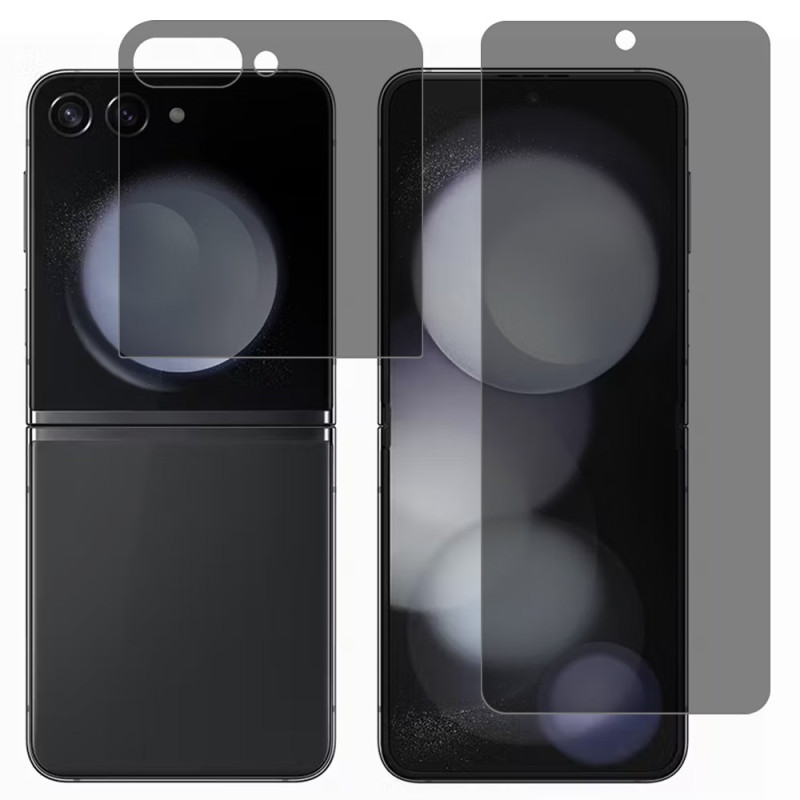 Anti-Spion Screen Protectors for Samsung Galaxy Z Flip 7 5G Front and Rear Screens