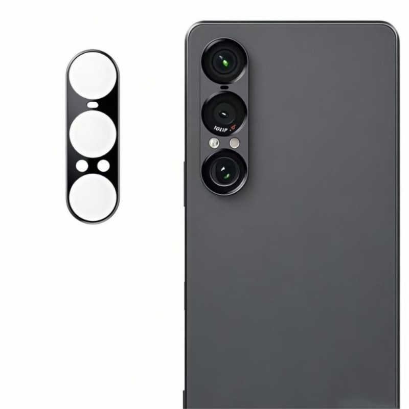 Tempered Glass Protective Lens for Sony Xperia 1 VII (black version)