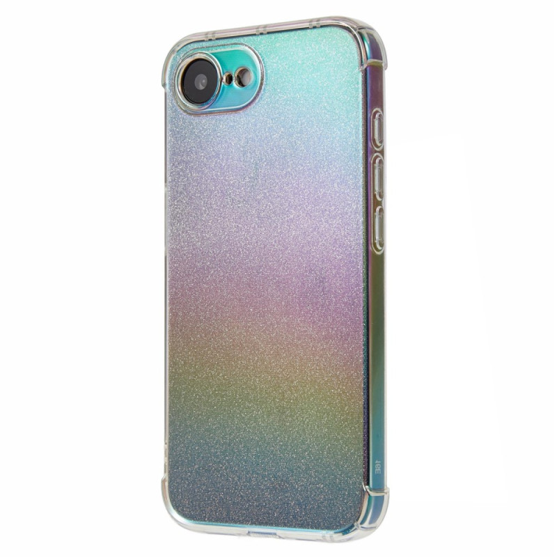 Transparent iPhone 16E Case with Glitter Paper