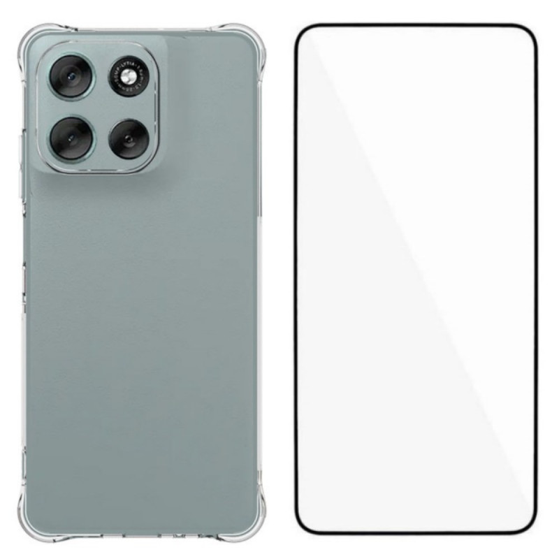 Moto G56 5G Clear Case with Screen Protector