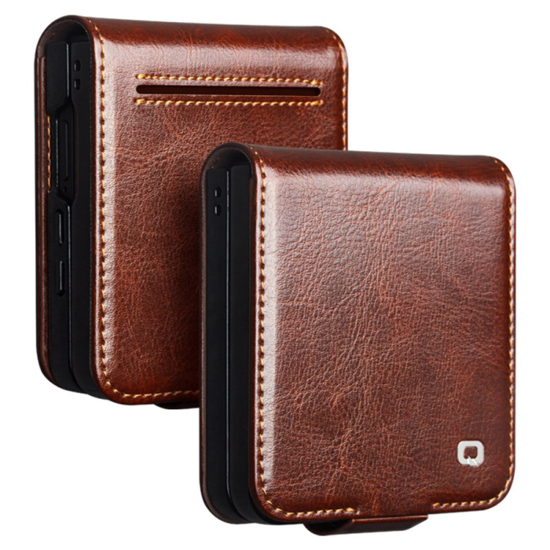Samsung Galaxy Z Flip 7 Card Case QIALINO