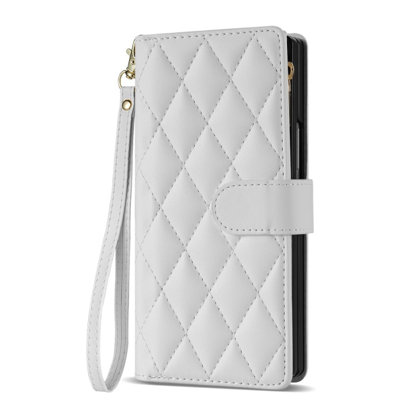 Samsung Galaxy Z Fold 7 Padded Case with Shoulder Strap and Lanyard