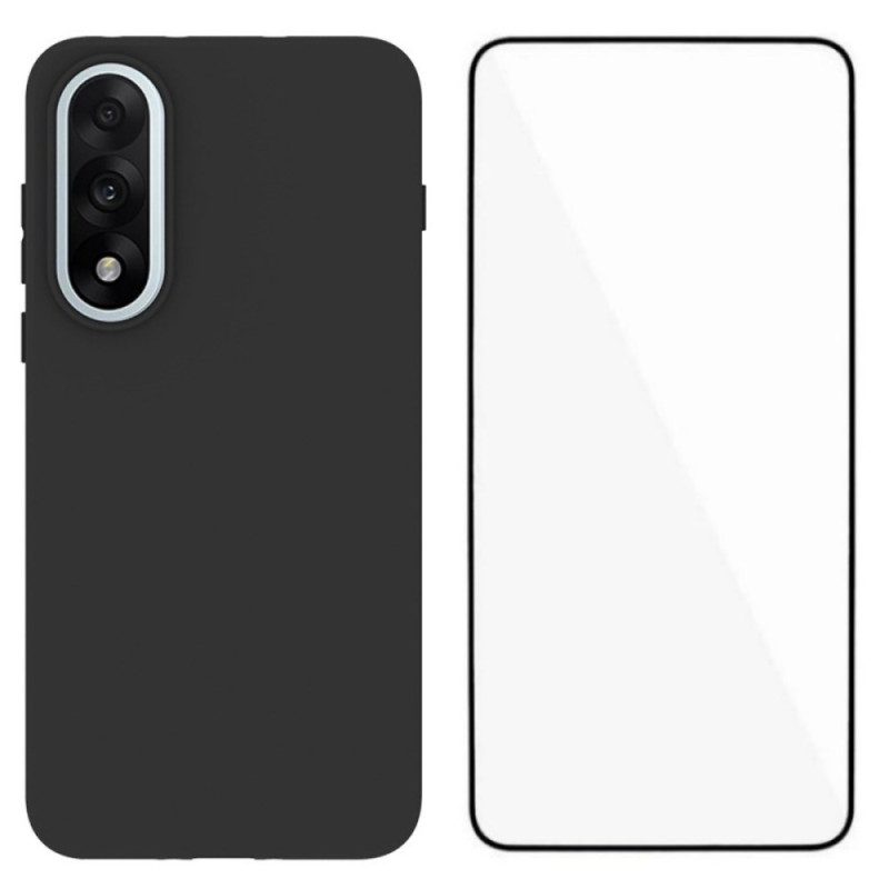 OnePlus
 Nord 5 Silicone Case with Tempered Glass Screen Protector