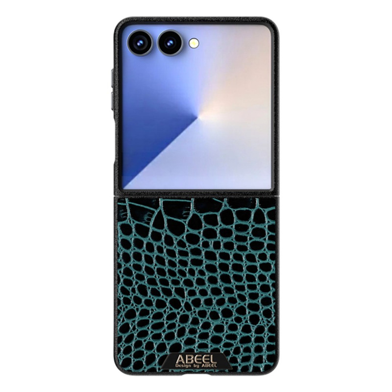 Samsung Galaxy Z Flip 7 Compatible Case MagSafe Crocodile Texture ABEEL