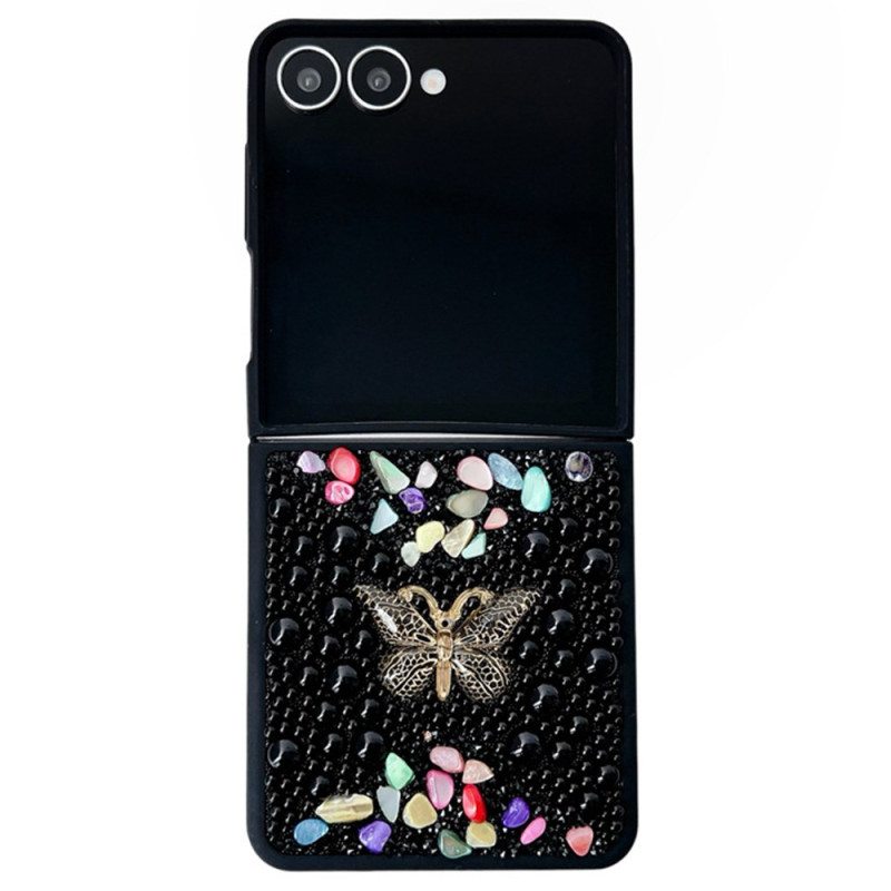 Samsung Galaxy Z Flip 7 Decorative Case
 Butterfly Rhinestone