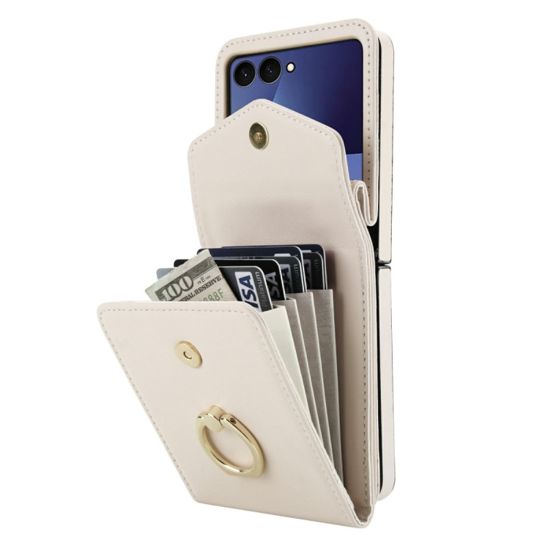 Samsung Galaxy Z Flip 7 Case Padded Wallet with Shoulder Strap