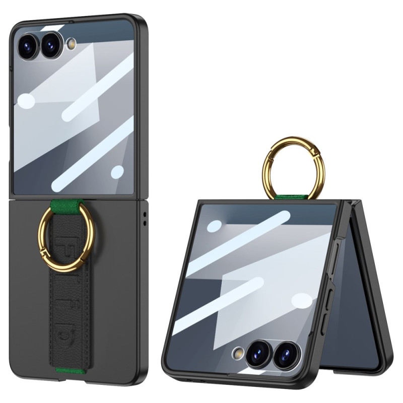 Samsung Galaxy Z Flip 7 Case Strap and Screen Protector GKK