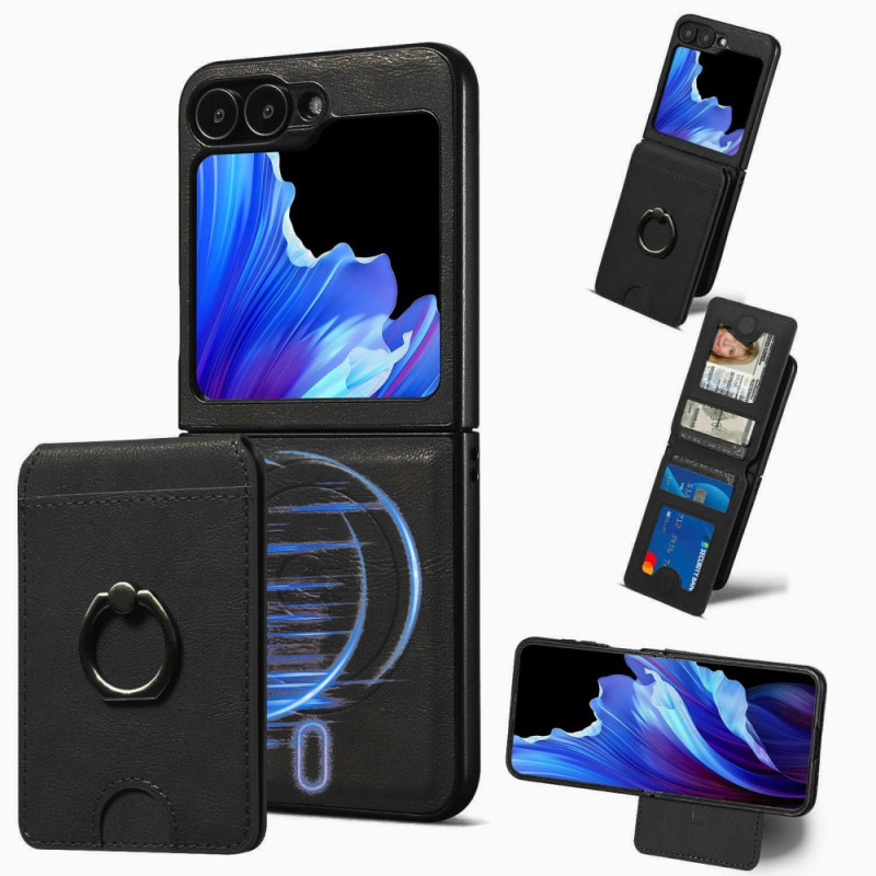 Samsung Galaxy Z Flip 7 FE / Z Flip 6 Magnetic Case with detachable card holder