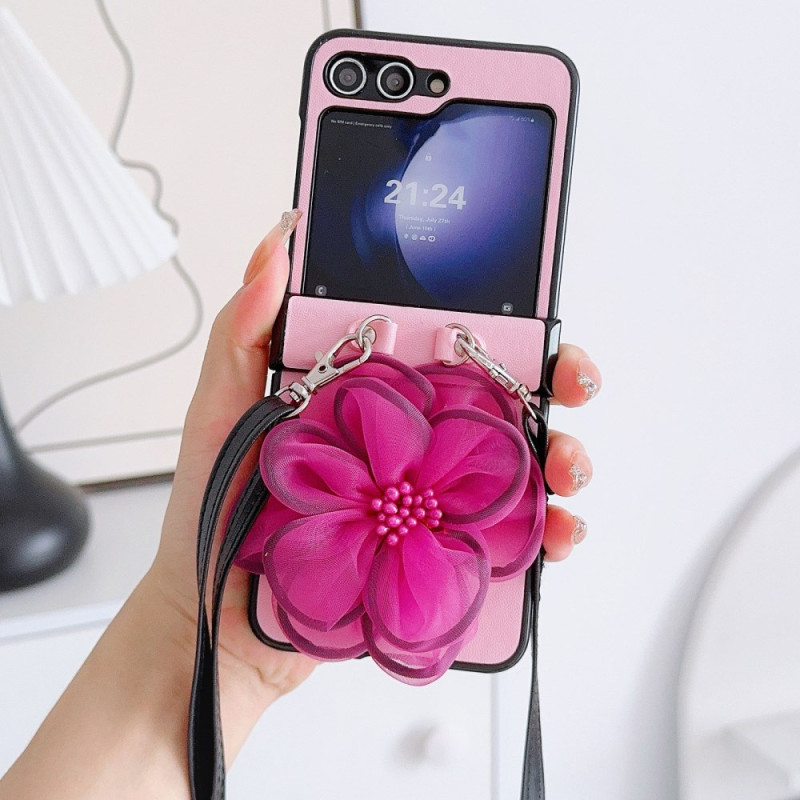 Samsung Galaxy Z Flip 7 FE / Z Flip 6 Flower Organza Case
