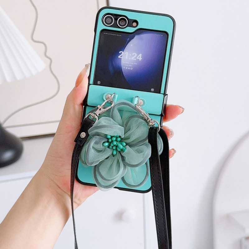 Samsung Galaxy Z Flip 7 FE / Z Flip 6 Flower Organza Case