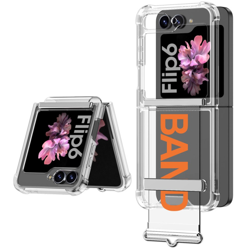 Samsung Galaxy Z Flip 7 FE / Z Flip 6 Transparent Strap Case