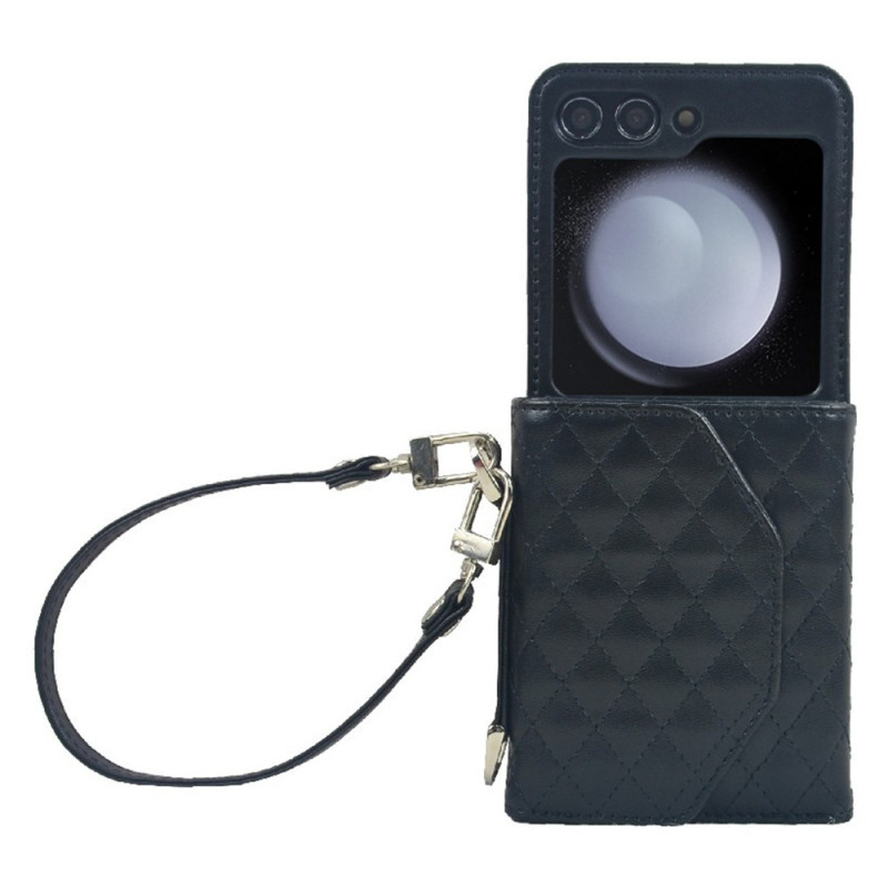 Samsung Galaxy Z Flip 7 FE / Z Flip 6 Case Card Holder and Strap