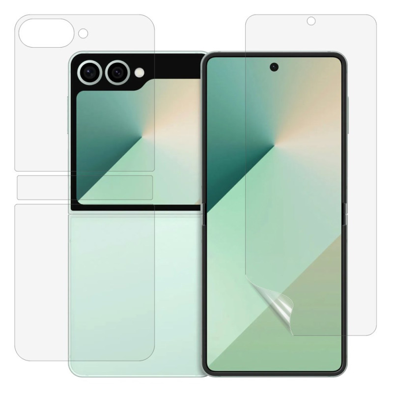 Complete Protective Films for Samsung Galaxy Z Flip 7 FE 5G Screen