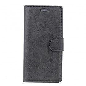 Housse Huawei P30 Effet Cuir Matte Rétro