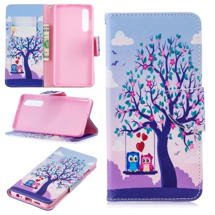 Cover Huawei P30 Owls On The Swing
