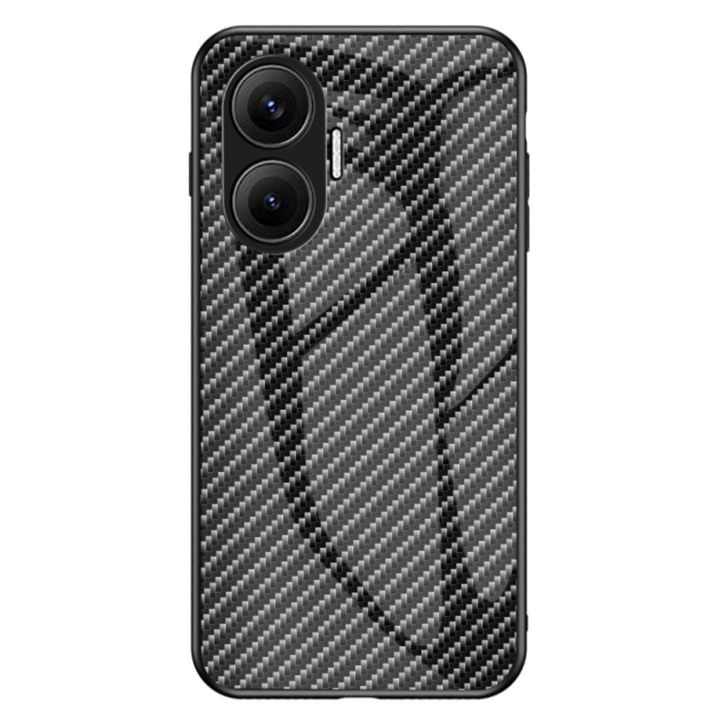 Poco F7 Carbon Fibre Tempered Glass Case