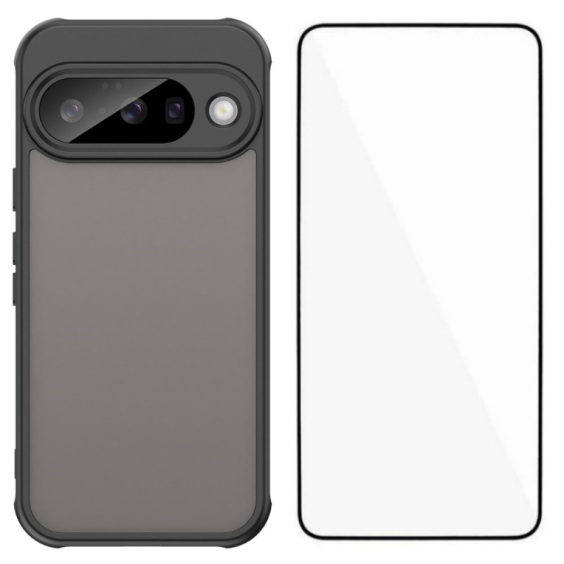 Google Pixel 10 Cover Frosted with Protective Screen Film