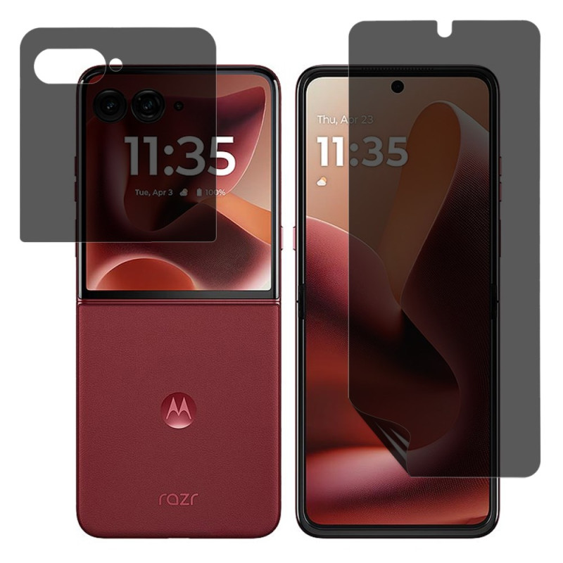 Anti-Espion Screen Protector Set for Motorola Razr 60 Ultra 5G Screen
