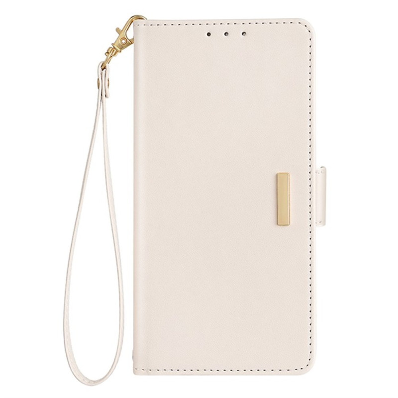 Realme C71 case with RFID lock and gold clasp