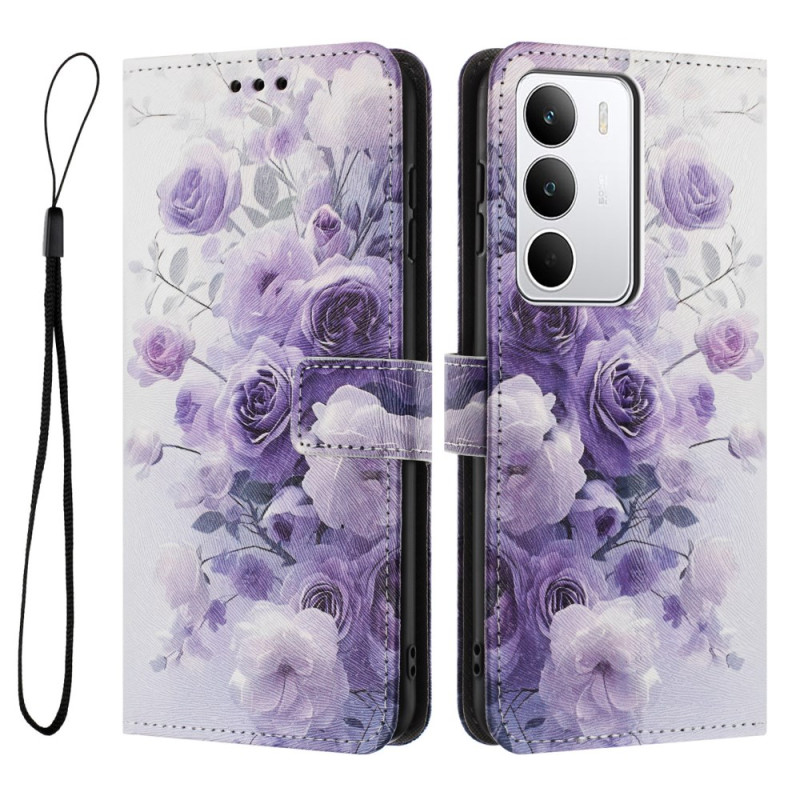 Realme C71 Purple Flower Case