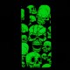 Huawei P30 Caution Fluorescent Skulls Case