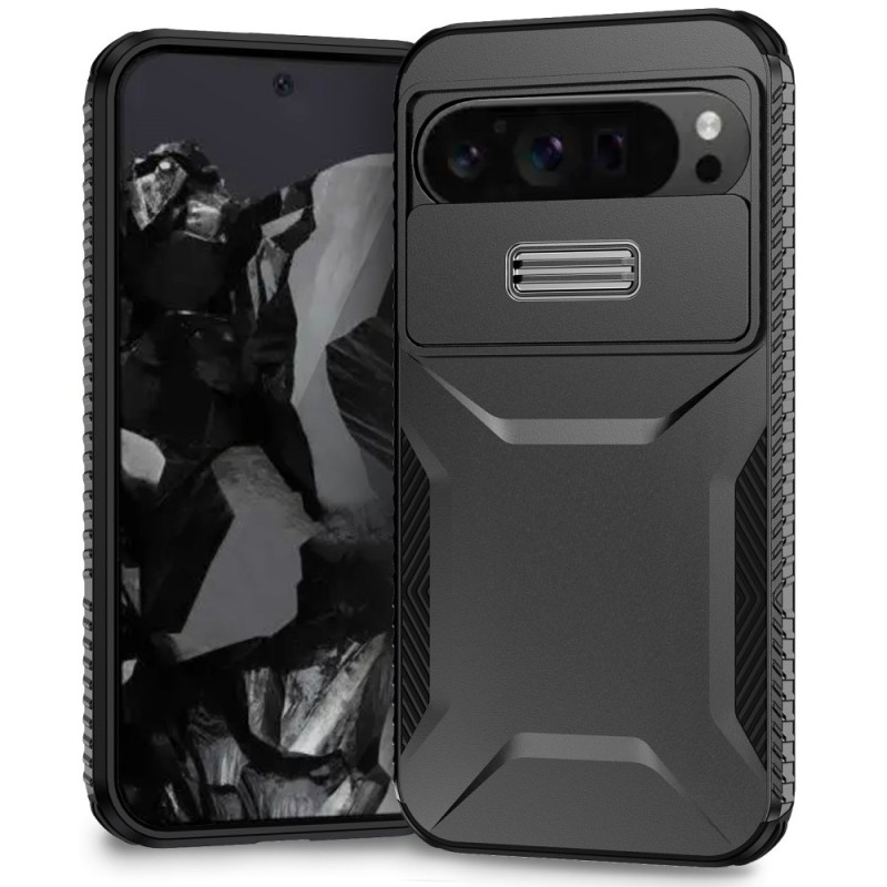 Google Pixel 10 Pro XL / 9 Pro XL Hard Case
 with Sliding Camera Cover