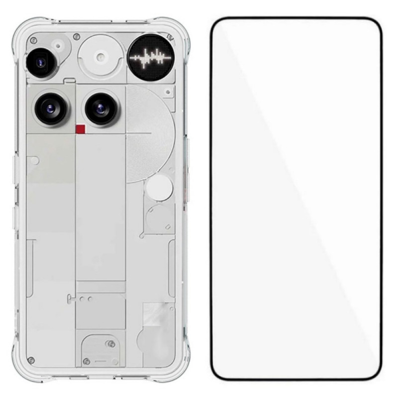 Transparent Nothing Phone Case (3) with Screen Protector