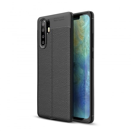 Cover Huawei P30 Plus Leather Effect Lychee Double line