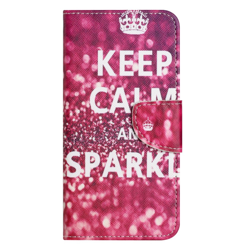 Samsung Galaxy S25 FE Case Keep Calm and Sparkle