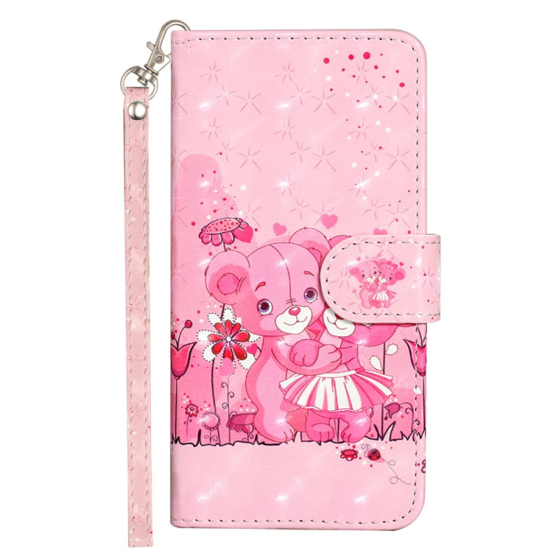 Samsung Galaxy S25 FE Strap Teddy Bear Case