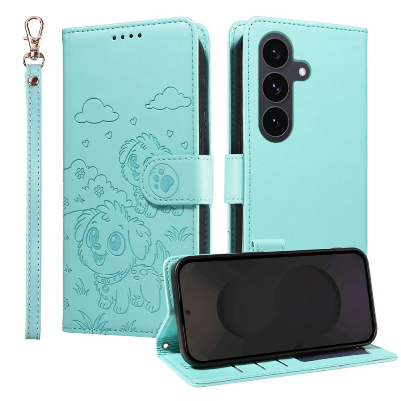 Samsung Galaxy S25 FE Case RFID Blocking and Dog Motif