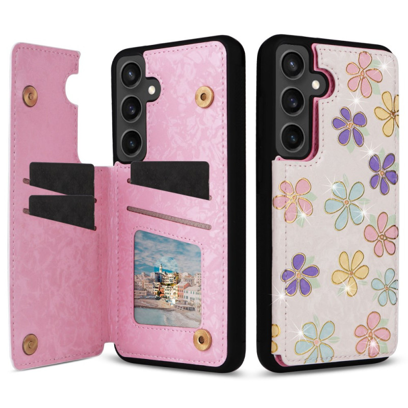 Samsung Galaxy S25 FE Case Floral Card Case