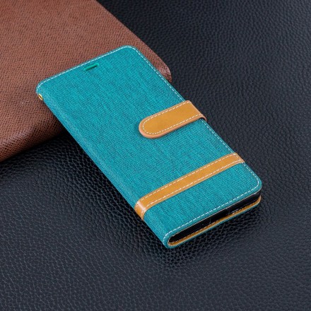 Huawei P30 Pro Fabric and Leather Effect Case with Strap