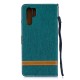 Huawei P30 Pro Fabric and Leather Effect Case with Strap