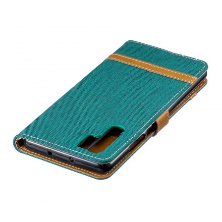 Huawei P30 Pro Fabric and Leather Effect Case with Strap