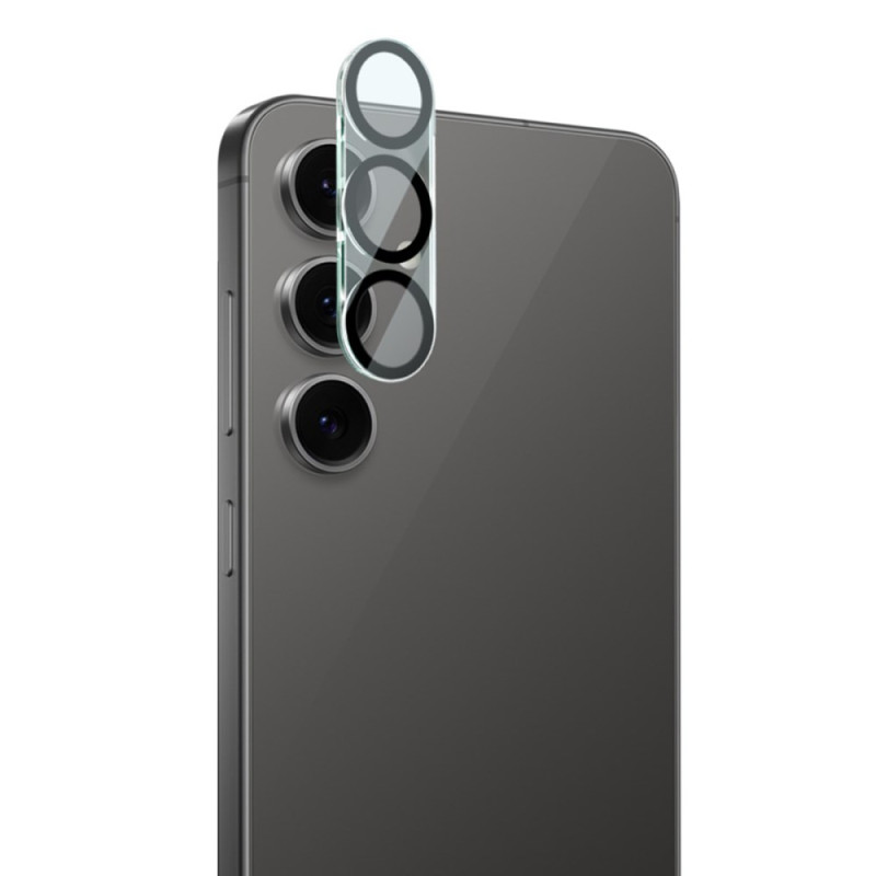 Tempered Glass Protective Lens for Samsung Galaxy S25 FE (Black Circle Design) IMAK