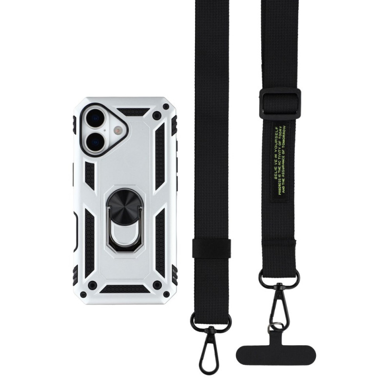 iPhone 17 Military Protective Case with Shoulder Strap