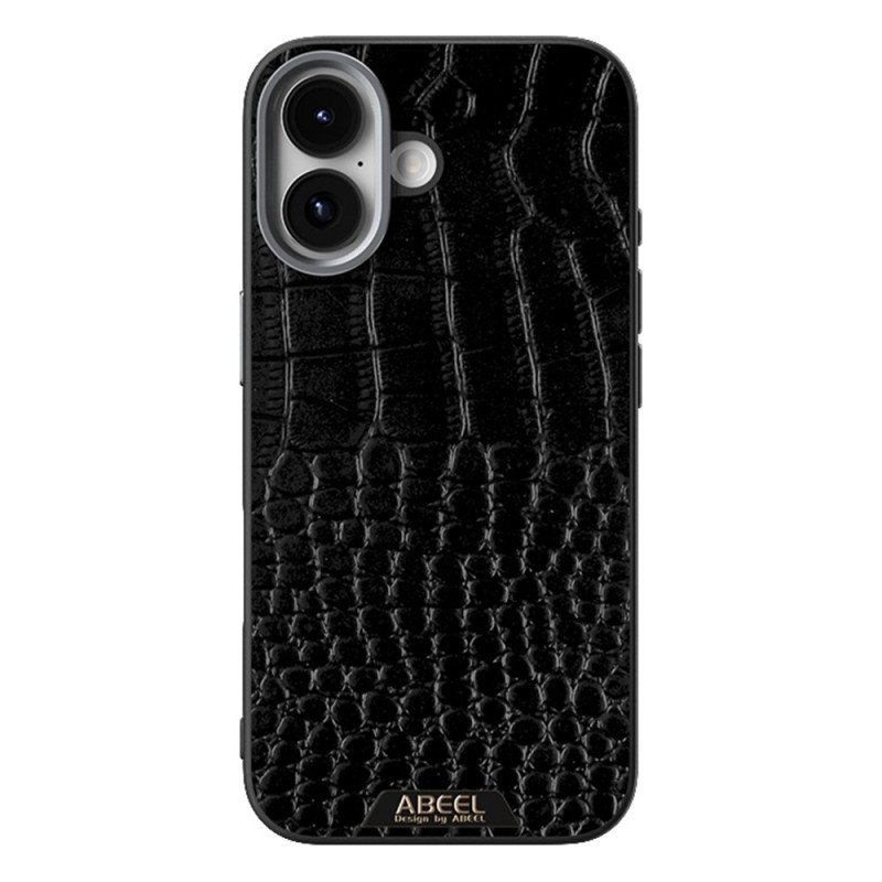 Compatible iPhone 17 case MagSafe Croco Effect ABEEL