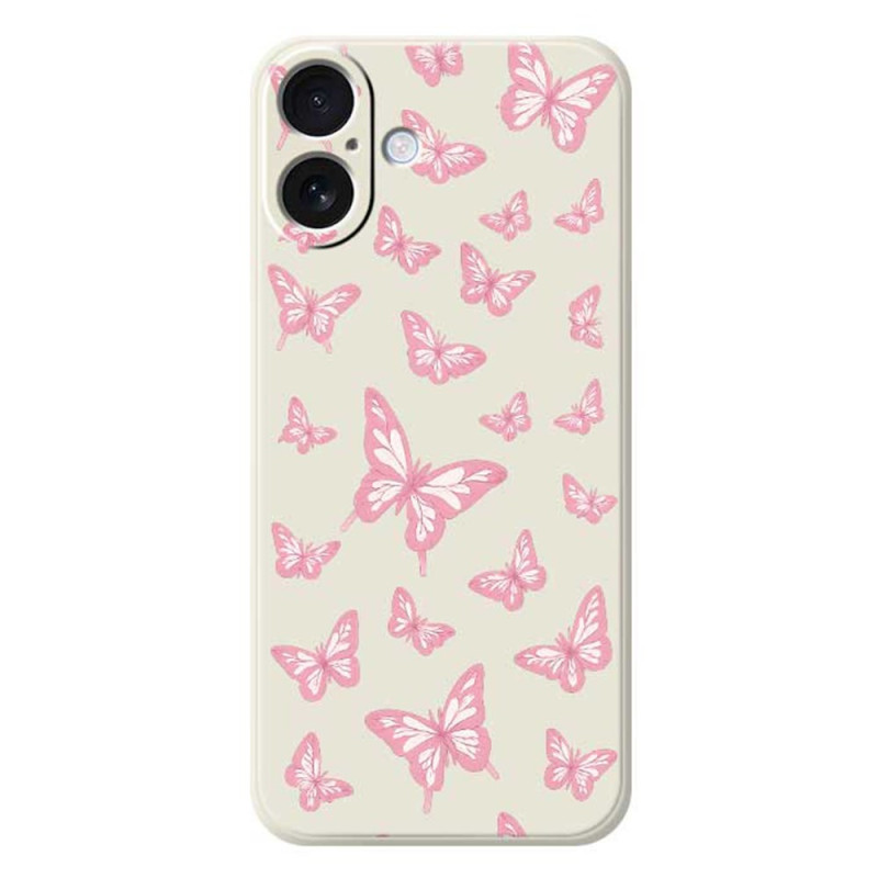Case iPhone 17 Silicone Liquid Butterflies