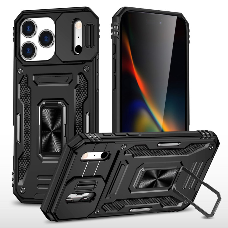 iPhone 17 Pro Case Sliding Lens Protector and Support