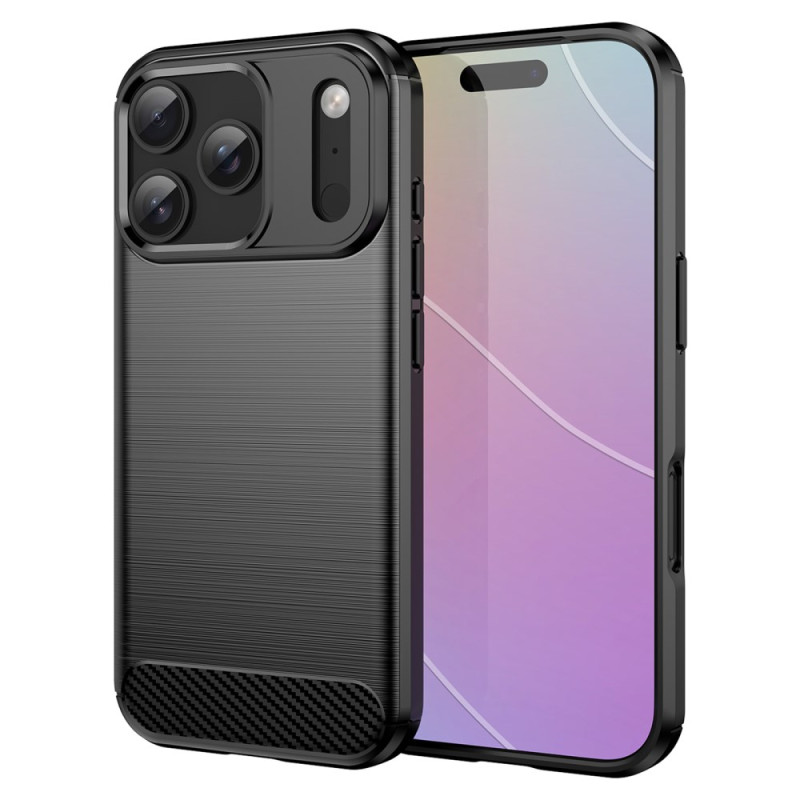 Brushed Carbon Fibre iPhone 17 Pro Case
