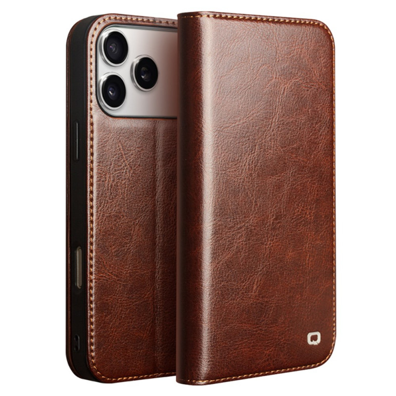 Flip Cover iPhone 17 Pro Vintage QIALINO