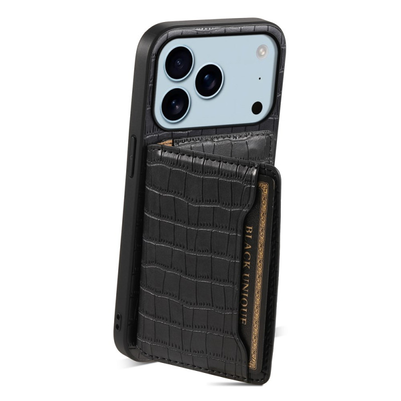 Case iPhone 17 Pro Crocodile Effect Card Case