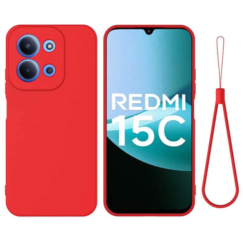 Xiaomi Redmi 15C 4G / 5G Liquid Silicone Lanyard Case