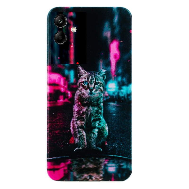 Case Samsung Galaxy A07 Cat and Fire Tricolour