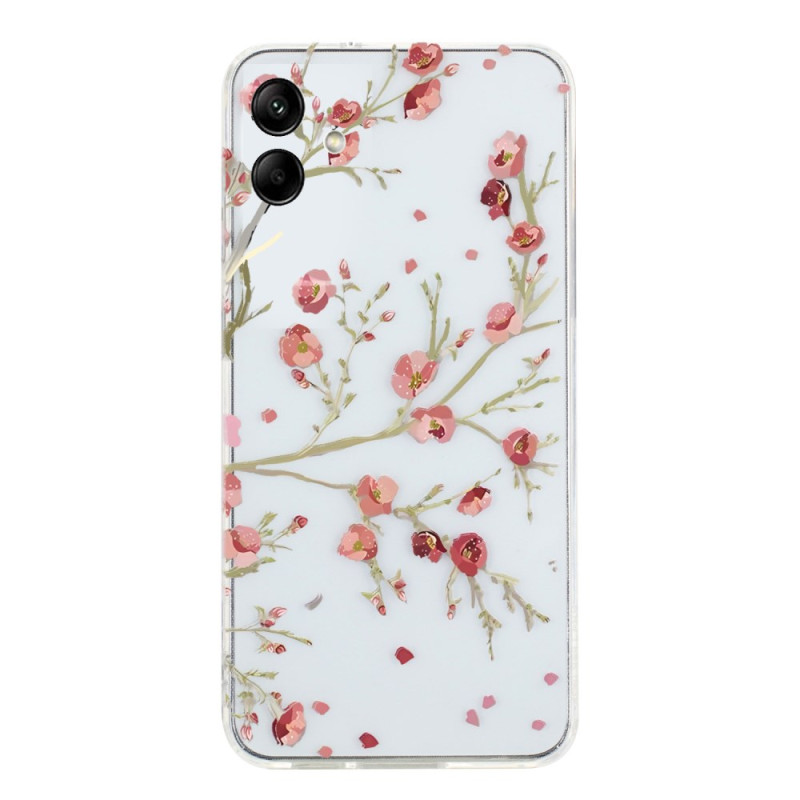 Samsung Galaxy A07 Case Red Flowers