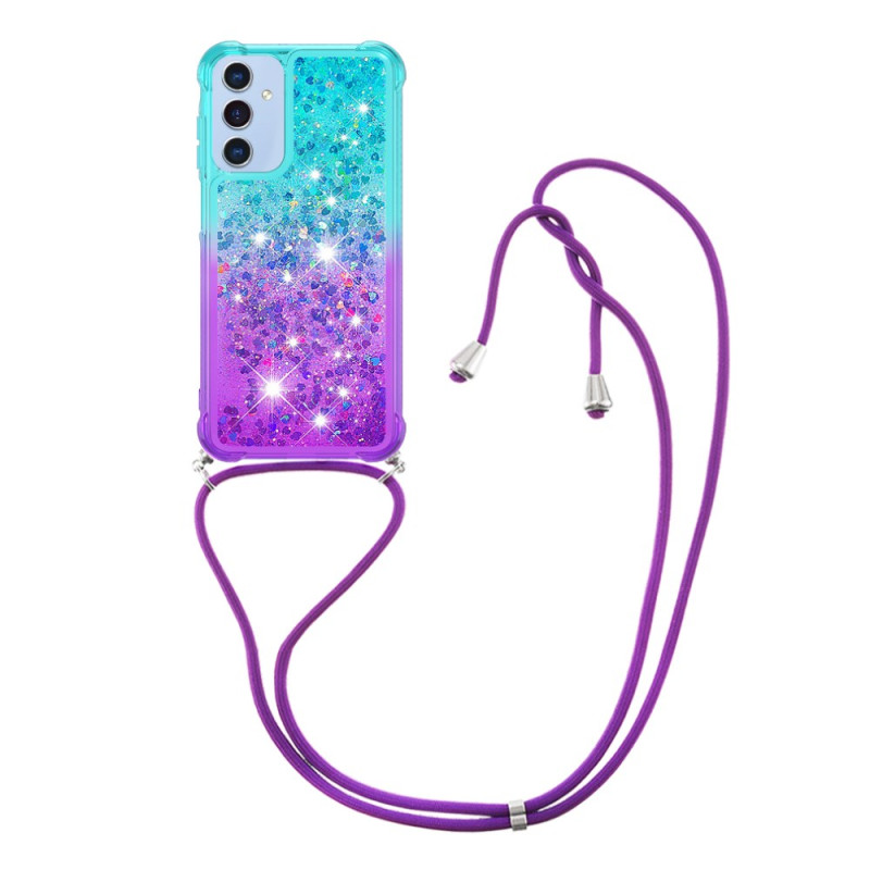 Samsung Galaxy A17 5G Gradient Glitter Drawstring Cover