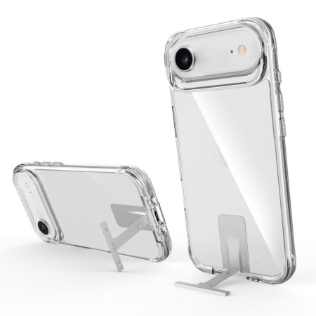 Transparent case with stand...